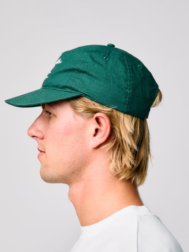 RIPSTOP JAZZ LOGO HAT | FOREST GREEN