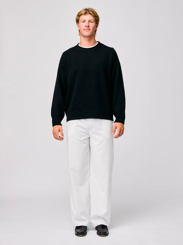 MERINO ROLLNECK KNIT SWEATER